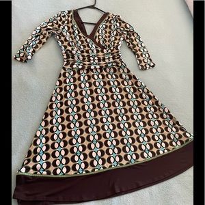 Geometric A-Line Dress